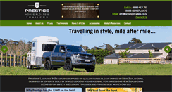 Desktop Screenshot of prestigetrailers.co.nz